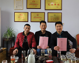 石膏线条生产线客户合影